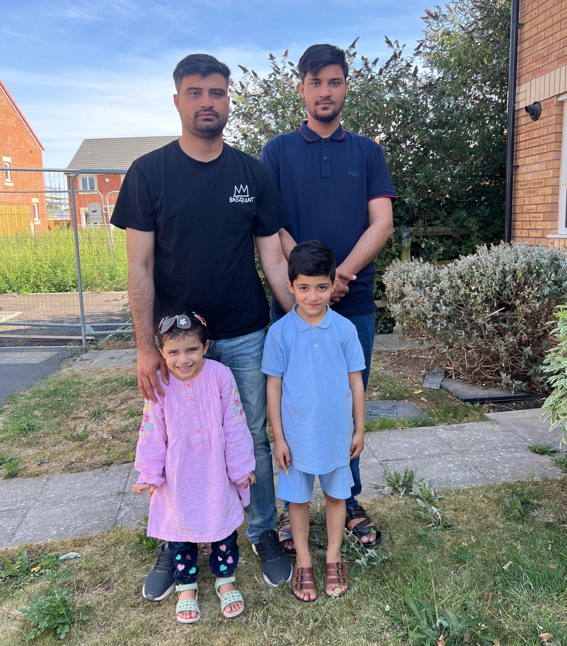 Irshad and family at home in Oxfordshire (July 2025)